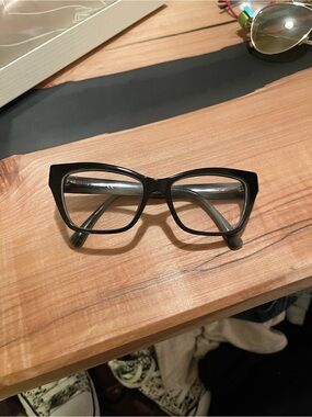MaxMara Black Gloss Cat-Eye Glasses